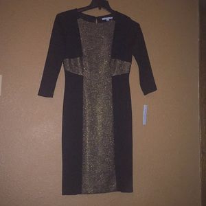 Black & gold Antonio melani dress